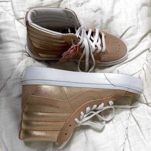 Rose Gold Vans.